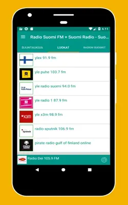 Radio Finland FM - DAB Radio android App screenshot 2